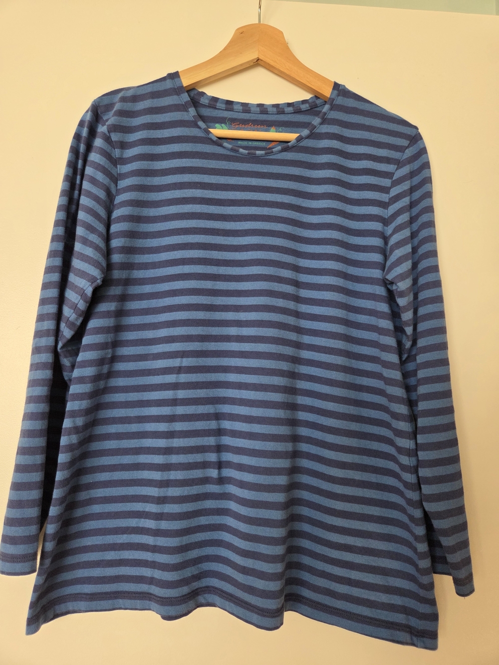 Gudrun Sjoden Blue Striped Long Sleeve Tee
